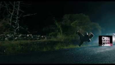 minecraft movie villager getting ran over by text