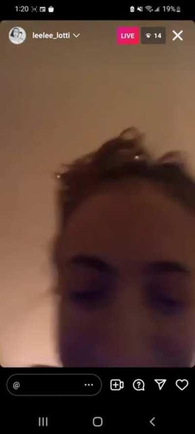 leelee_lotti wilin' out (internet is in and out, not sure if she'll be back)