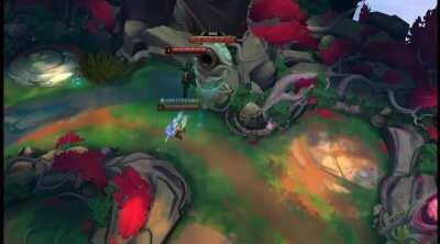 Met a 4-man party and this is their tactic/strategy every Nexus Blitz game. The enemy golem never moved/attacked us when we are in their side of jungle.