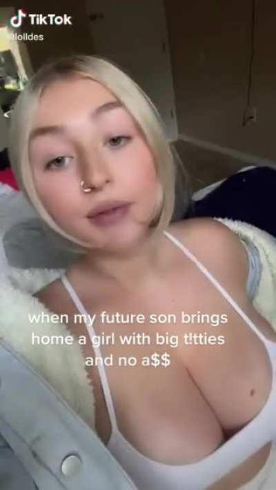 Weird video nice tits though.