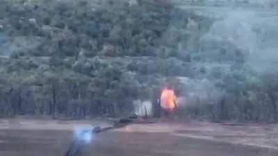 UA pov: AFU tank destroyed by retreating Russian tank and then Russian BMP-3 destroyed by AFU