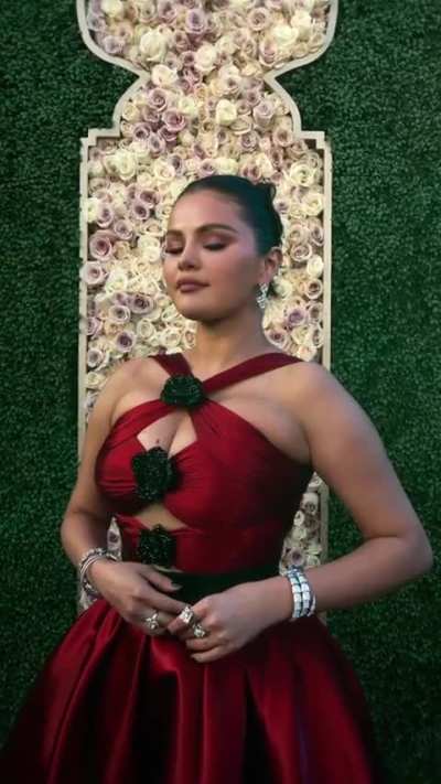 Selena at the Golden Globe Awards - Instagram - January 2024