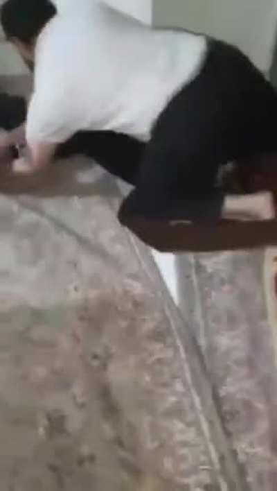 Instant Karma for Son playing prank