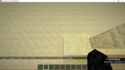 Decided to create a target block that shoots you back - but tileable. (why not)