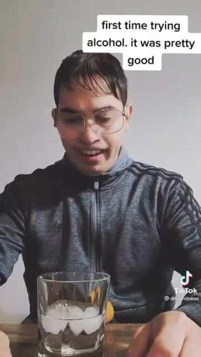 First time trying Alcohol 🥃