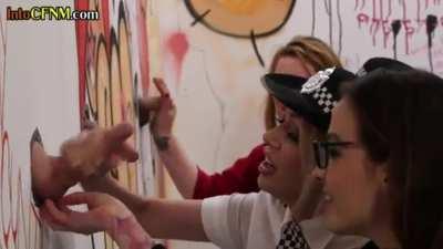British Police Women Investigating The Gloryholes