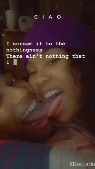 Black girls tongue kissing pt.2