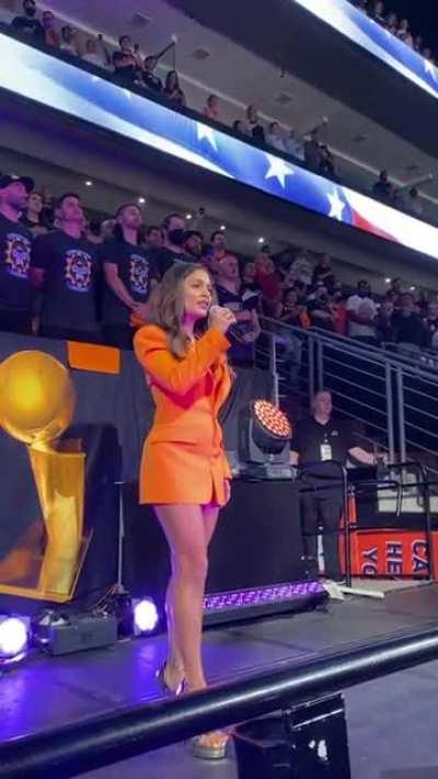 National Anthem performance