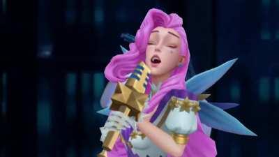 Seraphatt summoning her sextech dogs to kill everyone in the third arc of Arcane