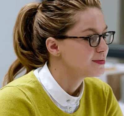 Jealous secretary Melissa Benoist is back. Looks like someone told her about your weekend trip with your wife...