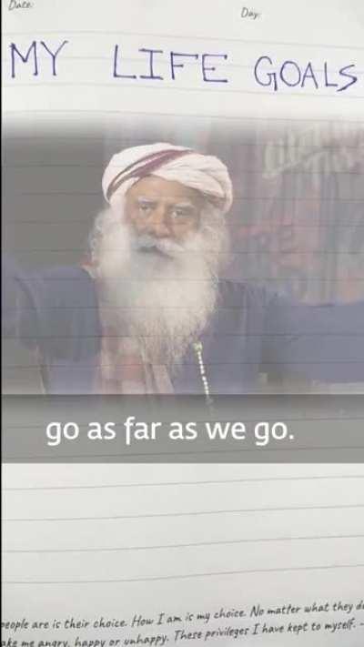 DO NOT TRY TO BE THE BEST, JUST DO YOUR BEST - SADHGURU