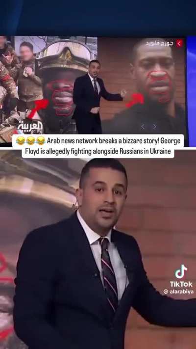 George Floyd fighting for Russia?