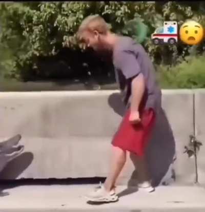 Trying to show the alligator who’s boss