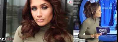 Sophie Rose used the same shirt for her topless photo shoot and for television