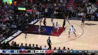 [Highlight] Gobert swats Jaquez Jr in the lane.