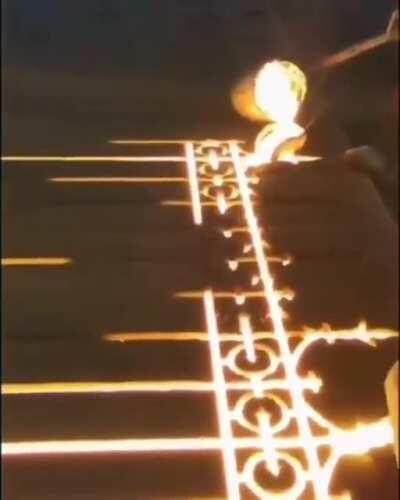 How to make iron fence.