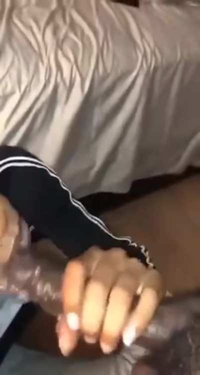 Ebony Big Dick Sucking Sloppy Spit Porn GIF by checkoutmypornhub