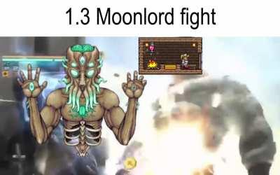 Terraria be like 4. No way i'm animating THAT (also i had to build the thing just for this meme)