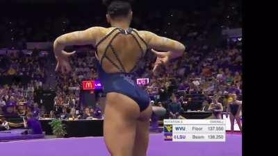 Kendra Combs: West Virginia University gymnastics 💙🤍💛🤸‍♀️