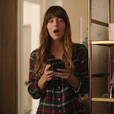 I have no idea what she just saw...