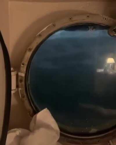 Porthole view