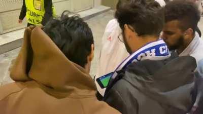 Real Madrid fans leave early, the team makes a miraculous comeback & they're not allowed back in for extra time.