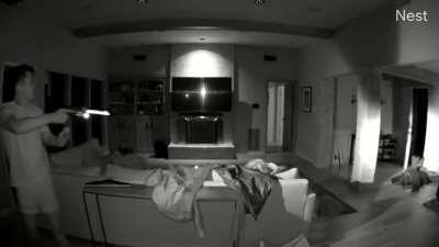 Had a nice 3am surprise this morning as some guy wanders into my house... (x-post r/nfa)
