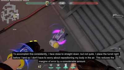 I found a way to negate fall damage in VALORANT with Killjoy.