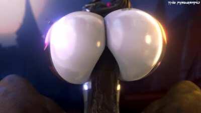 Widowmaker Blacked on Halloween (Overwatch)[The Firebrand]