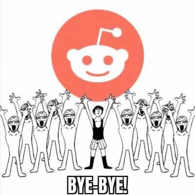 Today I had a dream that Reddit shut down. This is the animation they left.