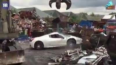 Rogue landlord’s £200,000 Ferrari 458 Spider crushed because it was ‘probably’ stolen