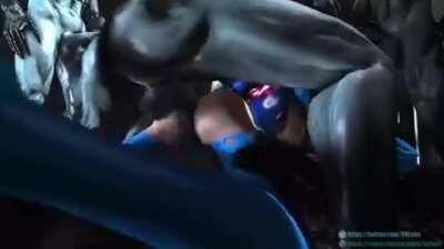 Samus in trouble (HVL)