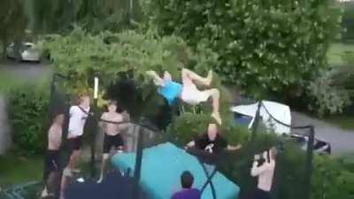 trampolining