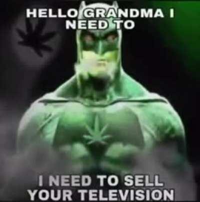 Why didn't Man take cough syrup before talking to Grandma? Is he stupid?