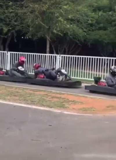 His happiness flew over pretty quick