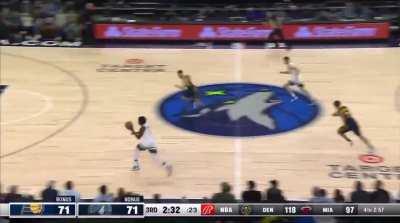 [Highlight] Ant gets the steal and takes off for the transition jam!