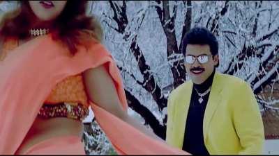 Rambha incredible navel show