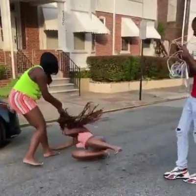 Spinning around fight