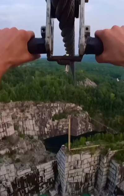 Zip lining with sweaty hands