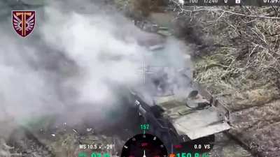 Footage of the Ukrainian 77th Separate Airmobile Brigade repelling a Russian assault. Donetsk Oblast.