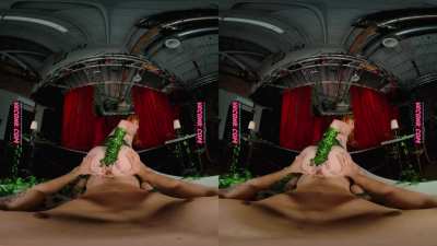 Poison Ivy strikes in VR! Lauren Phillips brings the heat as Conk's hot redhead.