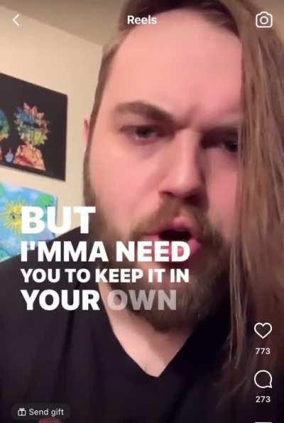 Keep her in the privacy of your own home