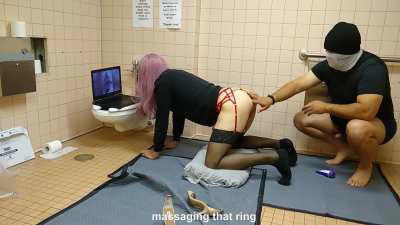 My sissy takes in the hypno while I get ready to pull her plug [OC]