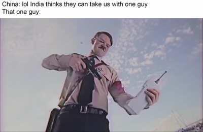 India keeps that thang on em