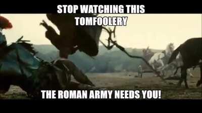 Stop watching this tomfoolery my strategos. We have to liberate Sicily.
