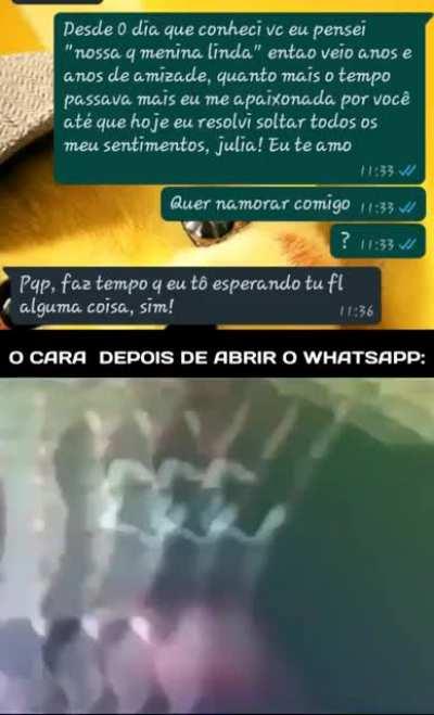 Só alegria meus queridos homens e rapazes