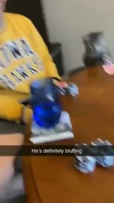 Gamble your life savings to get more money