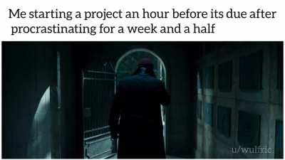 When its time to finish it