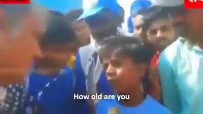 Hate how condescending the reporter is but the boldness of this 13y/o is what Babasaheb aspired for us.