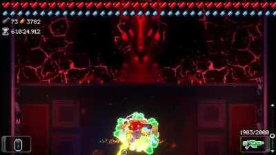 Fireworks show in the gungeon